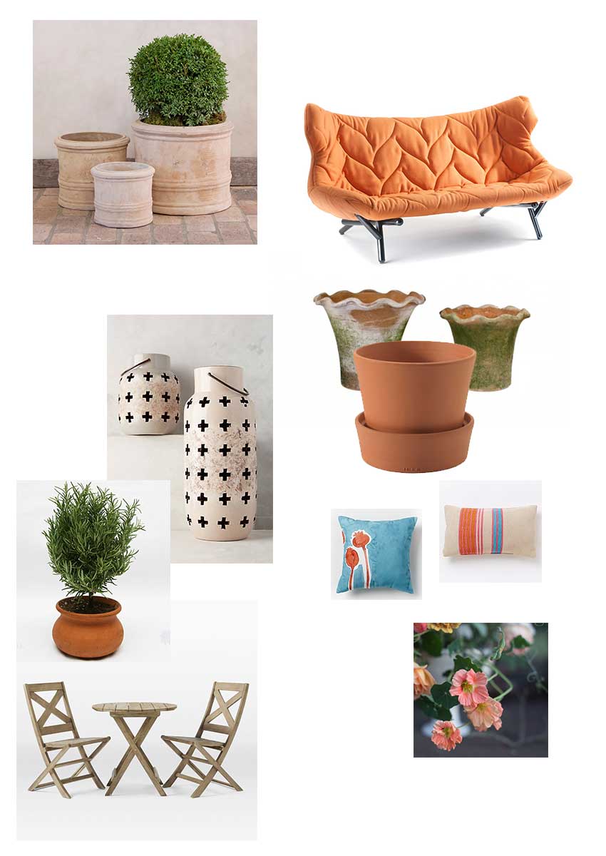 Italian inspired garden moodboard | totallybydesign